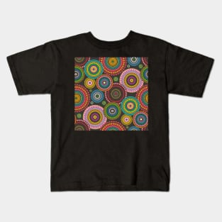 Circles Geometric multi coloured Kids T-Shirt